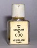 Photo © Les-parfums.info le site Guerlain - Eau de Cologne du Coq - Bouchon Blanc étiquette sérigraphié