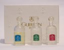 Photo&nbsp;&copy;&nbsp;Les-parfums.info le site Guerlain - Coffret - Réplique des flacons abeillepour eau de Guerlain, Eau de cologne Imperiale, l'eau de Cologne du Coq 3 x 7.5 ml  