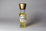 Photo © Les-parfums.info le site Guerlain - Shalimar - Bath Oil cont 1/6 OZ bouchon doré ( standart de reconditionnement une habitude au USA ) hauteur 6.2 cm 