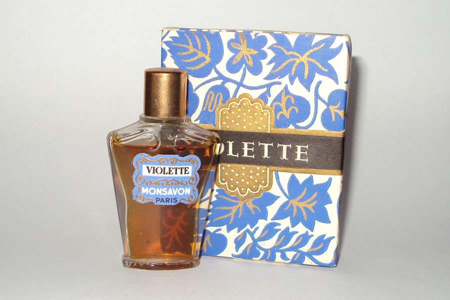 Miniature Violette de Monsavon Hauteur 6 cm 
