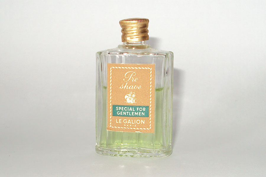 Miniature Special for gentlemen de Le Galion Pre Shave bouchon métal hauteur 5.5 cm 