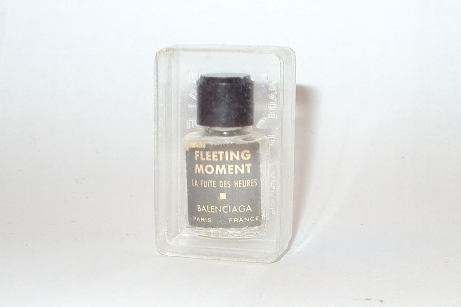 Miniature Fleeting Moment La fuite des heures de Balenciaga 1/28 fl oz boite plastique  Hauteur 3 cm 
