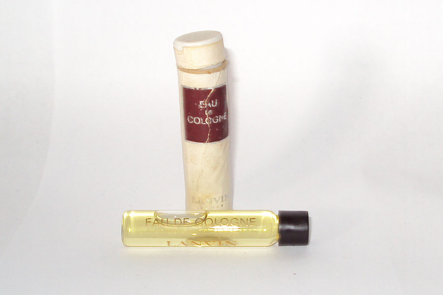 Miniature Eau de cologne de Lanvin Tube dans un tube carton  