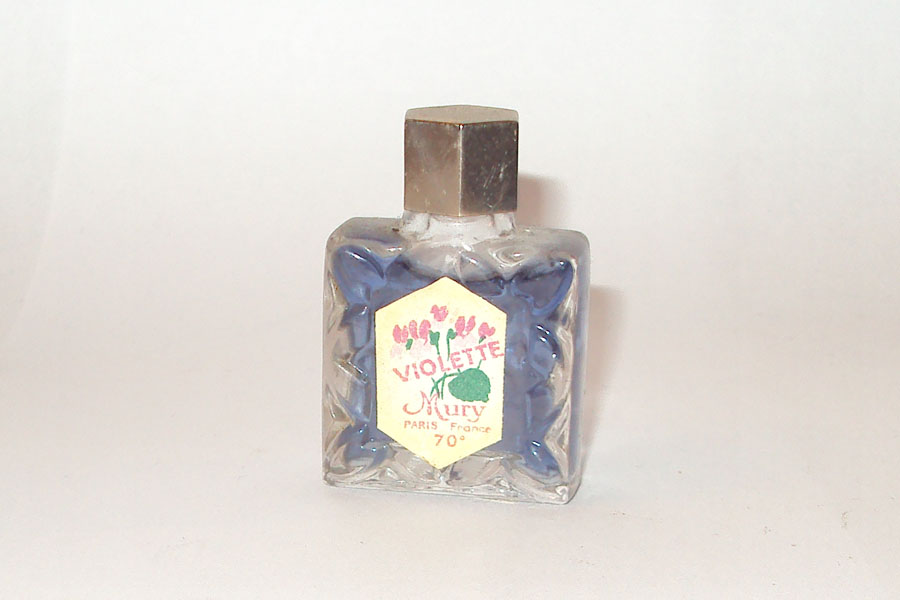 Miniature Violette de Mury Bouchon Métal Hauteur 4.1 cm 