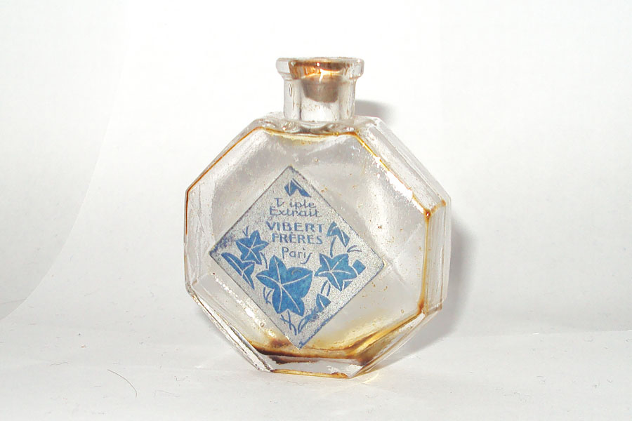 Flacon Triple Extrait de Vibert Bouchon en liege Hauteur 5 cm 