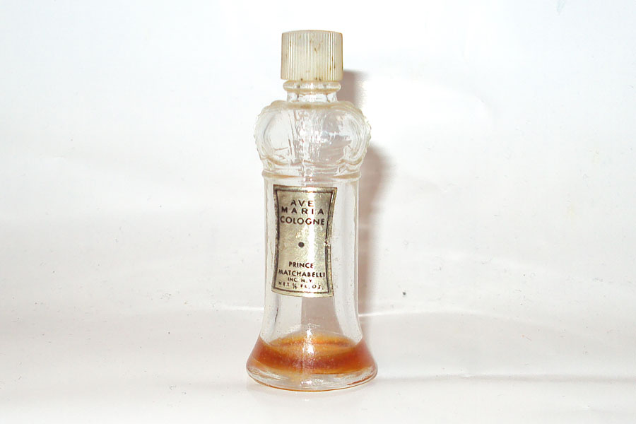 Miniature Avé Maria de Matchabelli Cologne 1/4 fl oz Hauteur 6.5 cm 