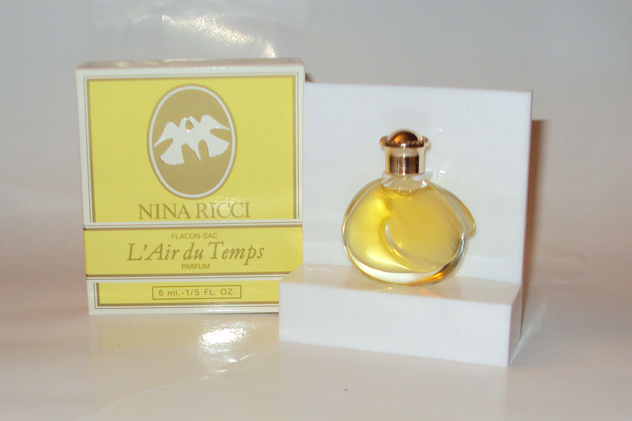 Miniature L'Air du Temps de Ricci Nina Flacon de sac parfum 6 ml  