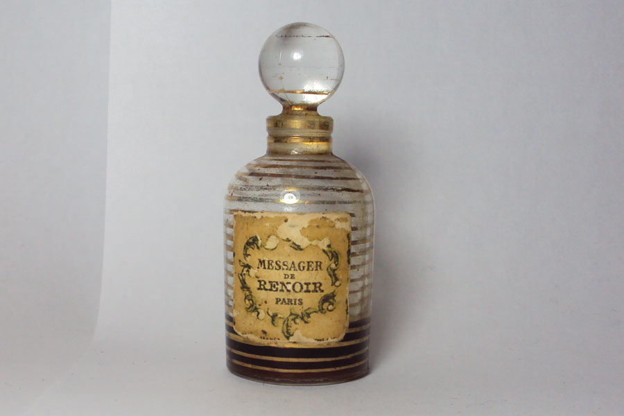 Flacon Messager de Renoir  cmBouchon émeri hauteur 6.7 cm 