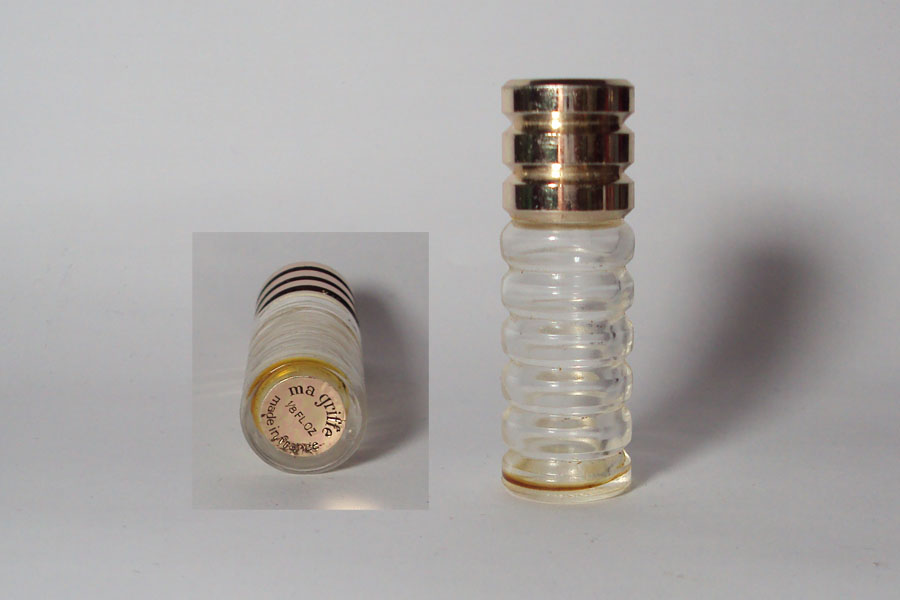 Flacon Ma Griffe de Carven Flacon de sac bouchon dorée étiquette doré hauteur 5.9 cm 