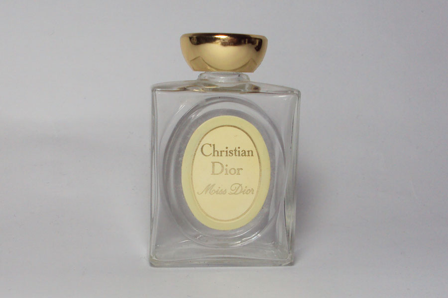 Flacon Miss Dior de Dior Hauteur 6.1 bouchon metal 15 cc  