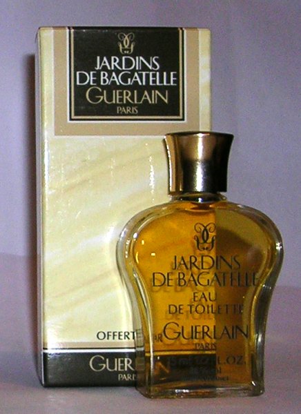 miniature Jardins de Bagatelle de Guerlain Lyre transparente 15 ml eau de toilette édition1988 export  