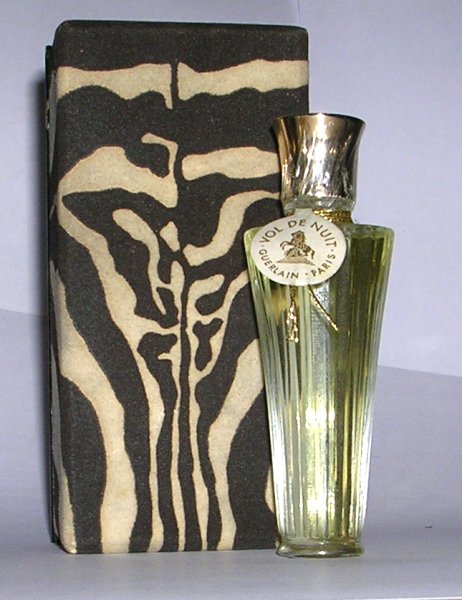 Flacon Vol de Nuit de Guerlain Flacon de sac Etiquette Chevaux de Marly  