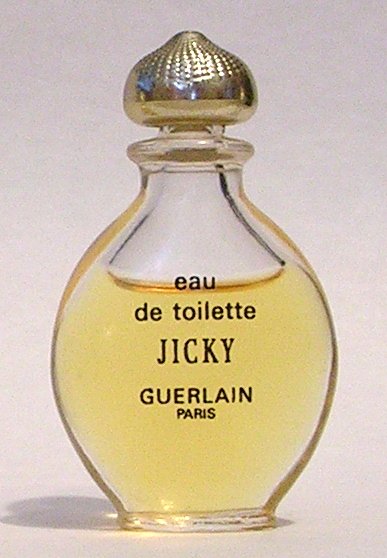 miniature Jicky de Guerlain goutte G2 bouchon plastique 