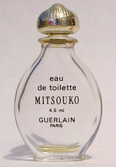 miniature Mitsouko de Guerlain goutte G3 4.5 ml bouchon plastique 