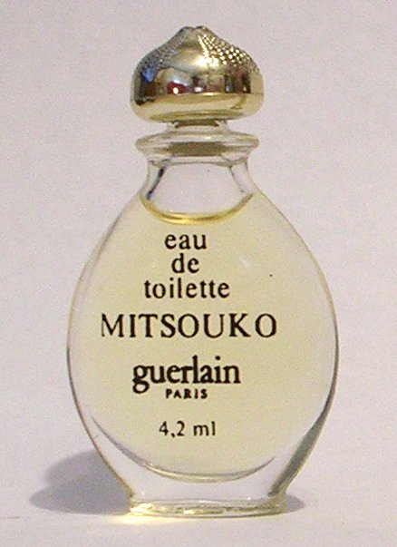 miniature Mitsouko de Guerlain goutte G4 4.2 ml bouchon plastique 