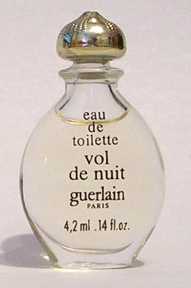 miniature Vol de Nuit de Guerlain goutte G6 4.2 ml bouchon plastique 