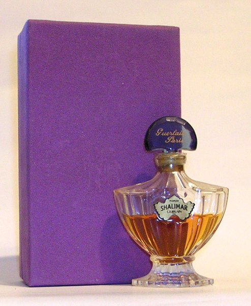 Flacon Shalimar de Guerlain Flacon Chauve Souris Ht 7.3 cm pied Large Parfum 7.5 ml 
