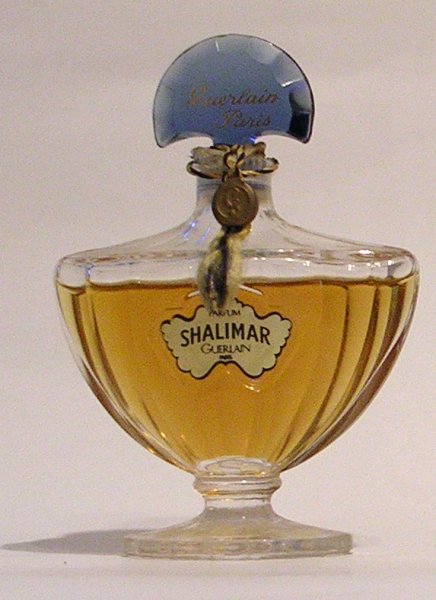 Flacon Shalimar de Guerlain Flacon Chauve Souris Factice Ht 10.3 cm pied étroit  