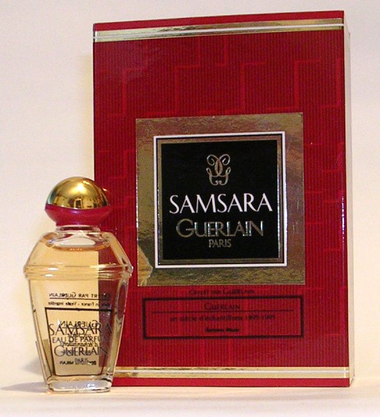 miniature Samsara de Guerlain Réplique de l'eau de parfum 7.5 ml Offert avec le Livre un Siècle d'échantillon 