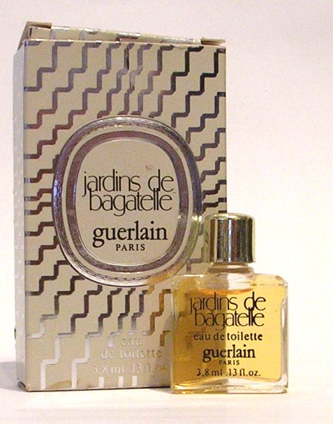 miniature Jardins de Bagatelle de Guerlain Bouchon doré 1983 3.8 ml 