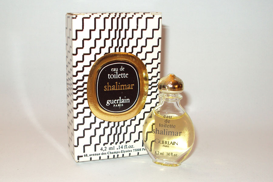 Miniature Shalimar de Guerlain goutte G7 4.2 ml bouchon plastique 