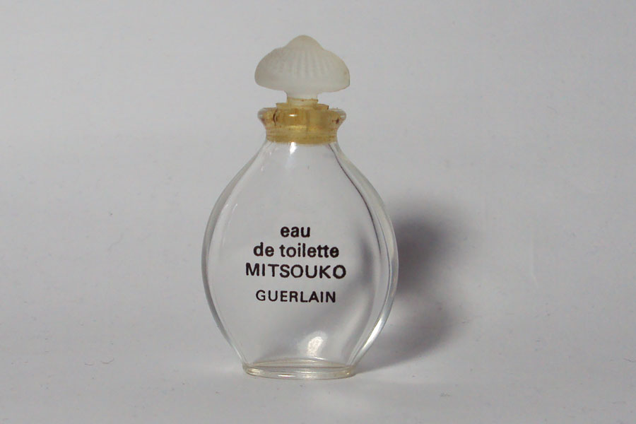 Miniature Mitsouko de Guerlain Goutte G1 bouchon en patte de verre  