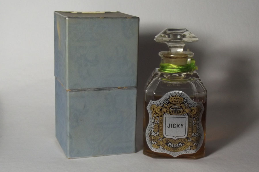 Flacon Jicky de Guerlain Flacon standart carré hauteur 11.8 cm  