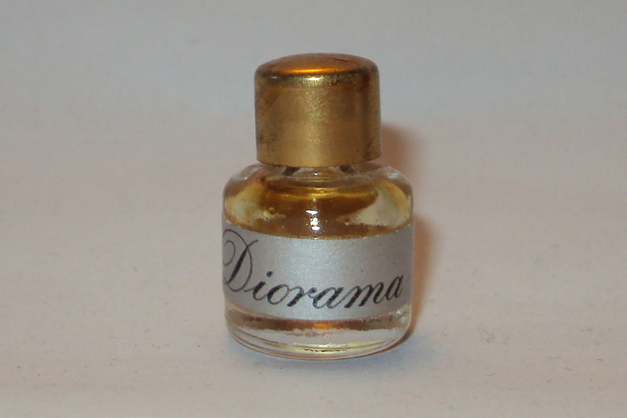 Miniature Diorama de Dior Christian 1 ml bouchon doré USA 