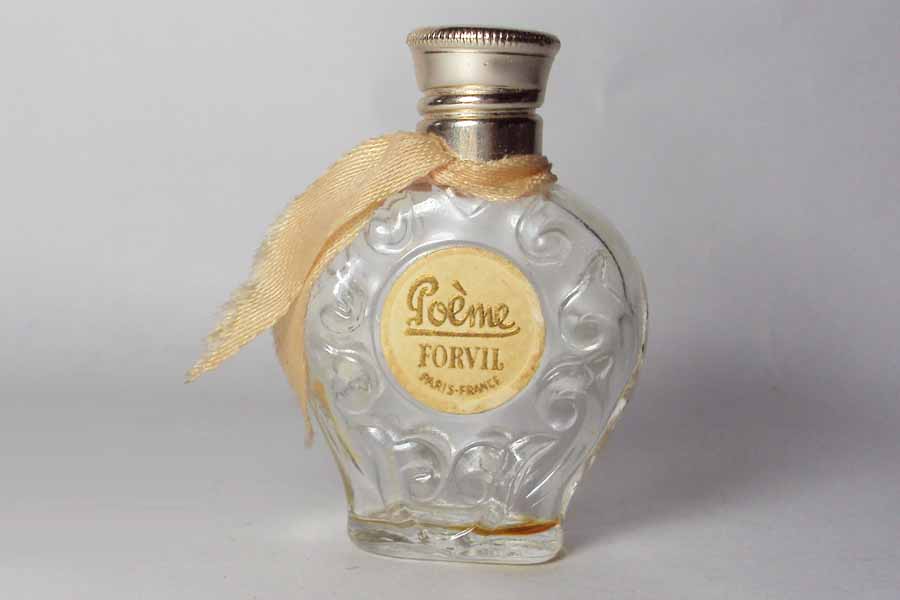 Miniature Poème de Forvil Bouchon métal Hauteur 4.7 cm 