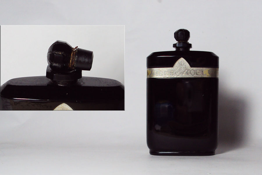 Flacon Nuit de Noël de Caron Flacon en cristal bouchon émeri hauteur 11 cm 