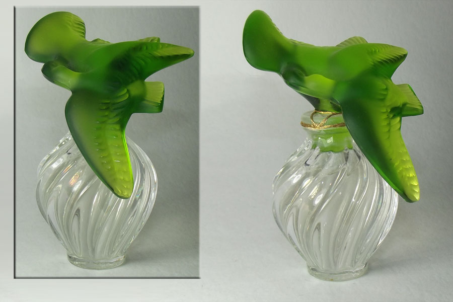 Flacon L'Air du temps de Ricci Nina Falcon du parfums hauteur 9.5 cm environ scellé  