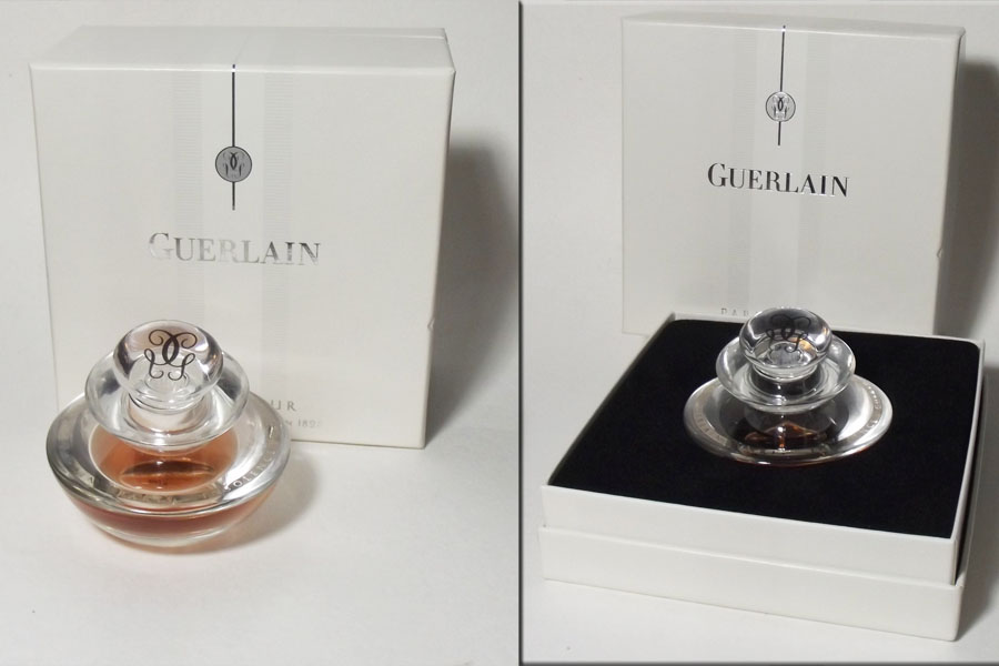 Flacon Insolence  de Guerlain Flacon du parfum 7.5 ml plein très léger coup sur la boite voir photo 